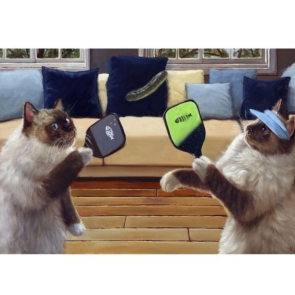 Pickleball fans do you you love cats? - Picture 1 of 5